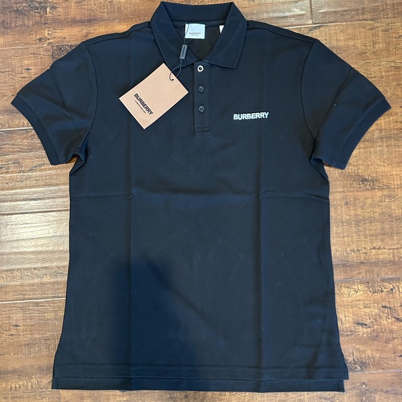 Burberry Men's Navy Polo Shirt - Picture 1 of 3